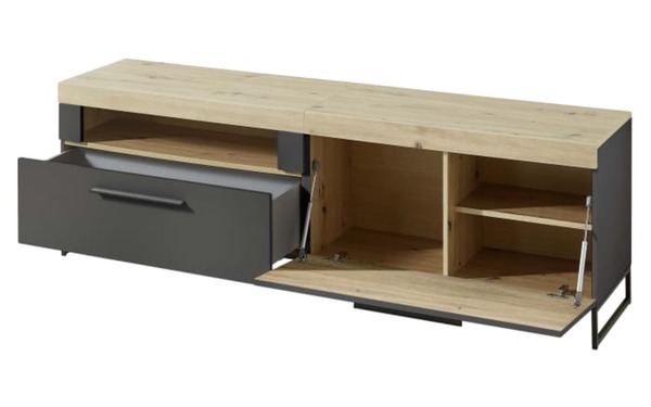 Bild 2 von Innostyle - TV-Unterteil Loft-Two, Lack Laminat graphit supermatt