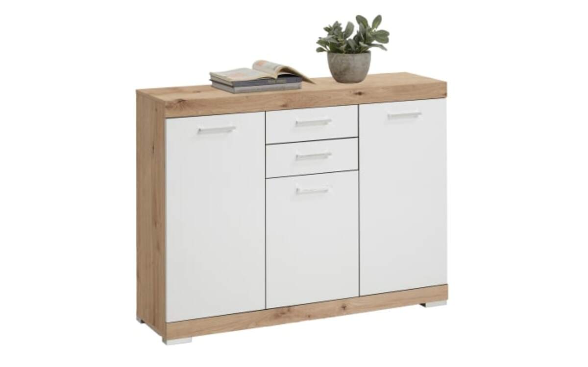Bild 1 von Kommode Bristrol 3, Artisan Eiche-Nachbildung/weiß