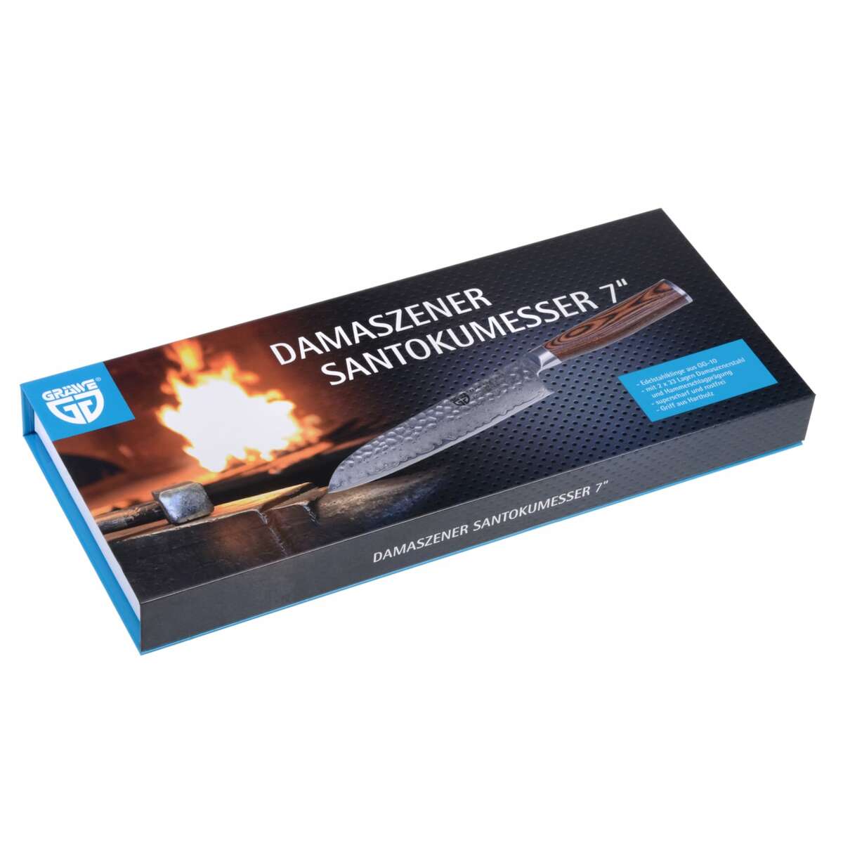 Bild 1 von GRÄWE Damastmesser HAMMERSCHLAG