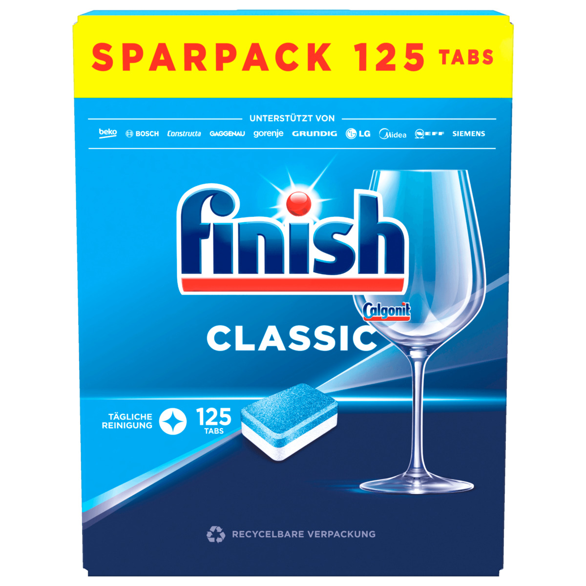 Bild 1 von Finish 125 Spülmaschinentabs Classic 2kg