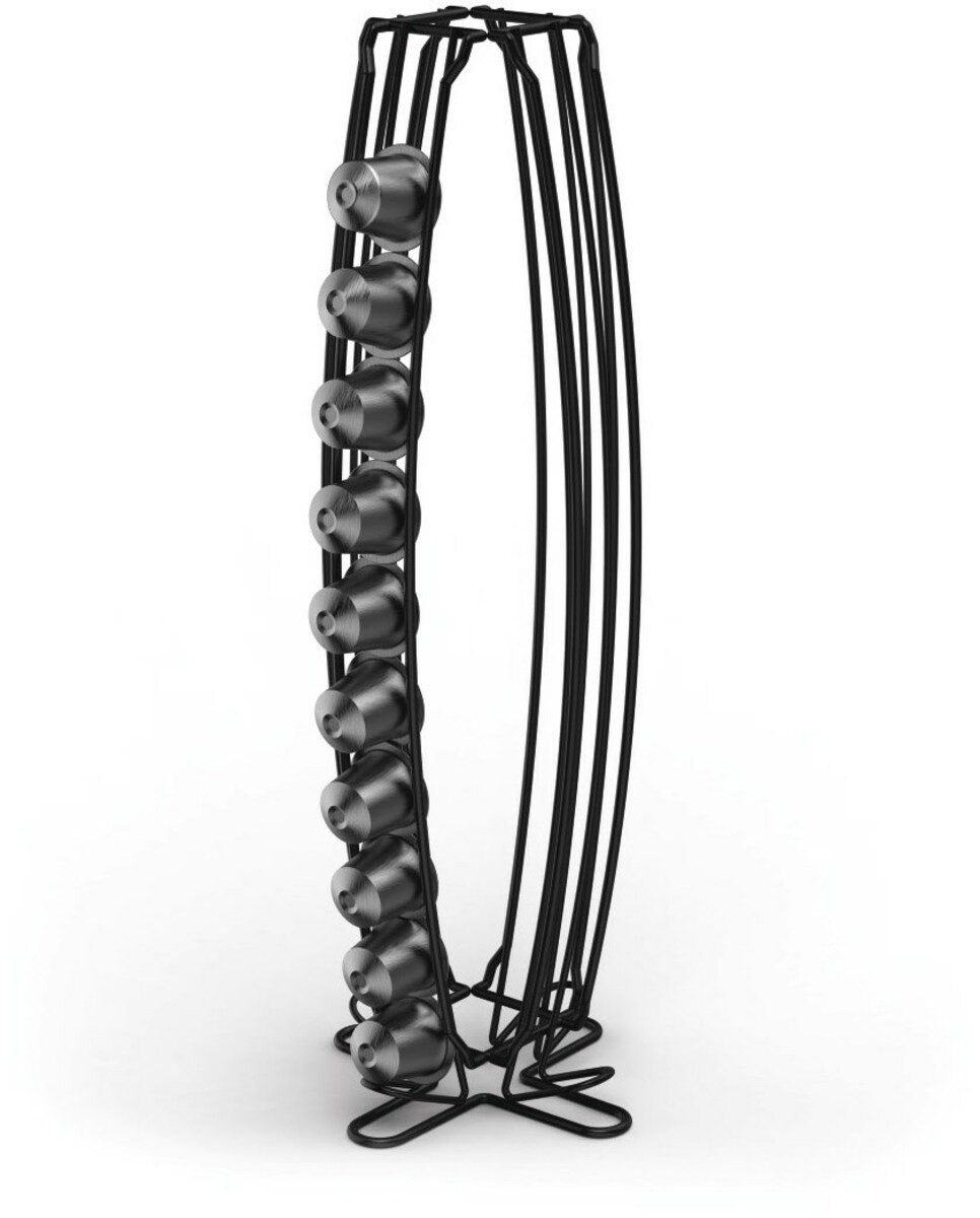 Bild 1 von Kaffee-Kapselständer (40 Kapseln) Zubehör für Kapselautomat schwarz