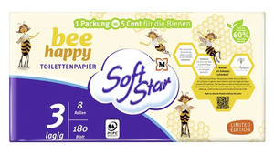 SoftStar Toilettenpapier Biene 3-lagig