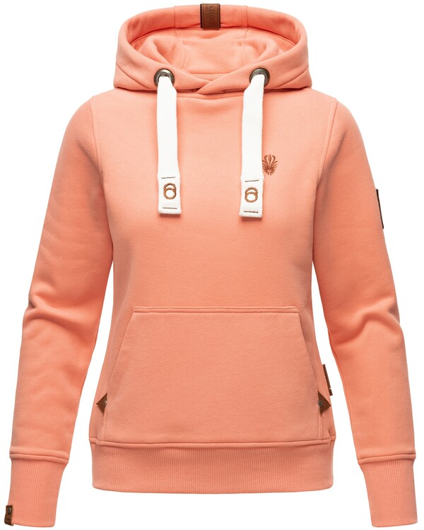 Bild 1 von NAVAHOO Damen Kapuzensweatshirt Hoodie mit Kapuze & Breiten Tunnelzugkordeln Damlaa