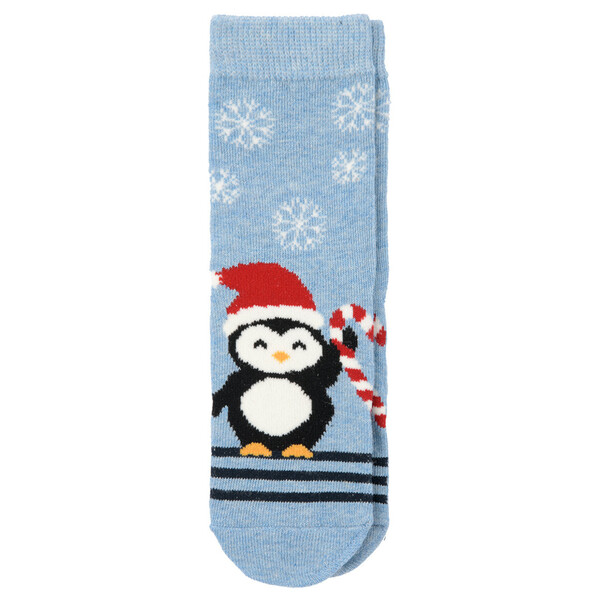 Bild 1 von 1 Paar Kinder Weihnachtssocken mit Pinguin