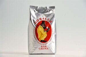 Gorilla Espresso Bar Crema (1000g) Kaffeebohnen silber