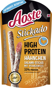 Aoste Stickado High Protein Hähnchen Salami-Sticks 60G