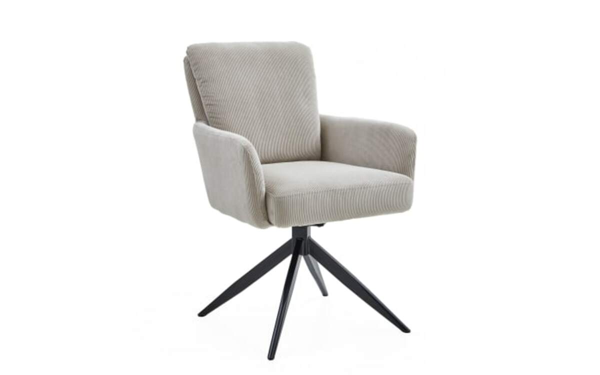 Bild 1 von Armlehnenstuhl Lomo, sandfarbig, 180° drehbar