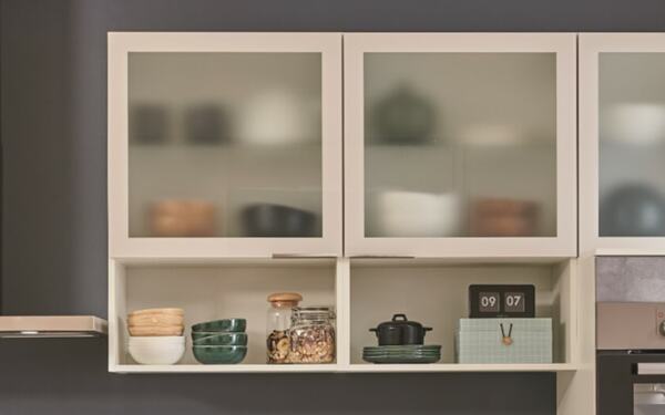 Bild 2 von Pino - Einbauküche PN 100, Beton perlgrau Nachbildung, inkl. Elektrogeräte