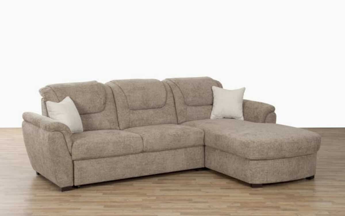 Bild 1 von MCA furniture - Wohnlandschaft Modena, hellbraun, inkl. Zierkissen