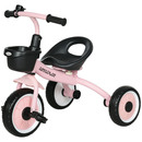 Bild 1 von AIYAPLAY Dreirad, Kinderfahrrad mit verstellbarer Sitz, Laufrad mit Fahrradkorb, Klingel, Kinderrad mit Pedalen, Lauffahrrad für Kinder 2-5 Jahre, Metall, Rosa