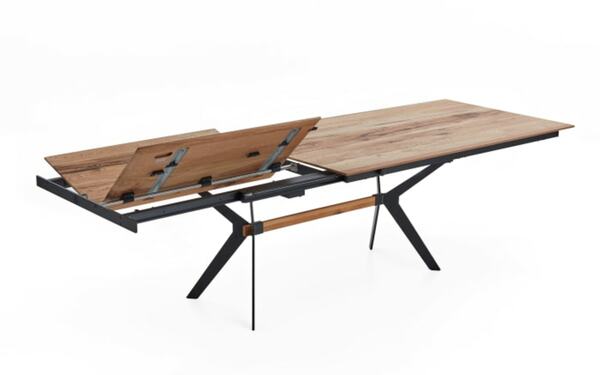 Bild 2 von Esstisch Borneo, Balkeneiche/schwarz