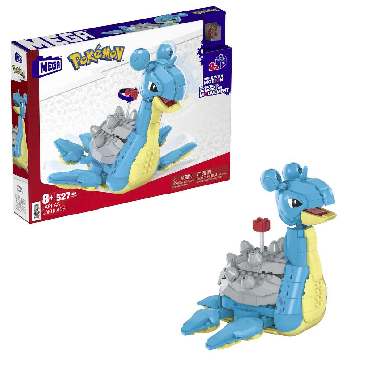 Bild 1 von MEGA Pokémon Lapras Transport Pokemon Bauset beweglich mechanisch Bausteine