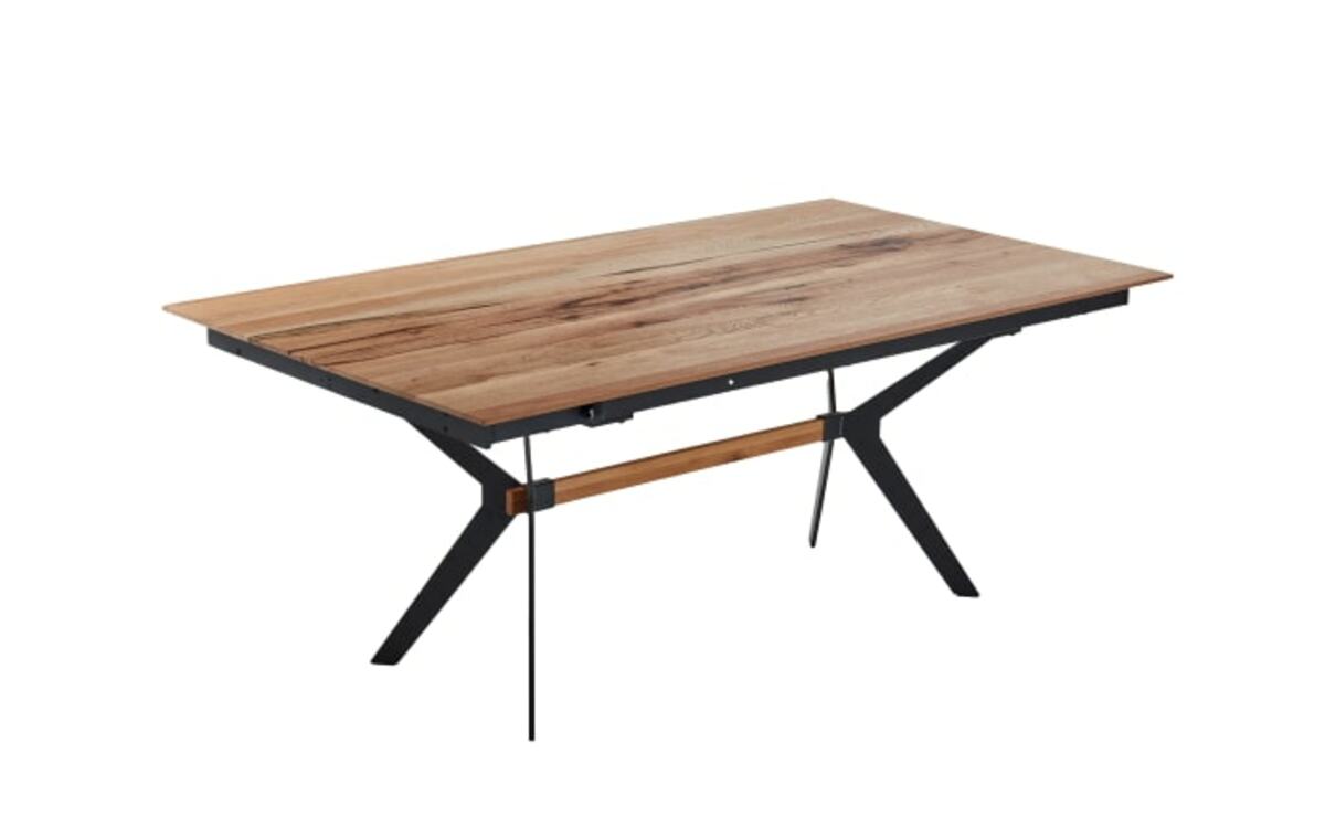 Bild 1 von Esstisch Borneo, Balkeneiche/schwarz