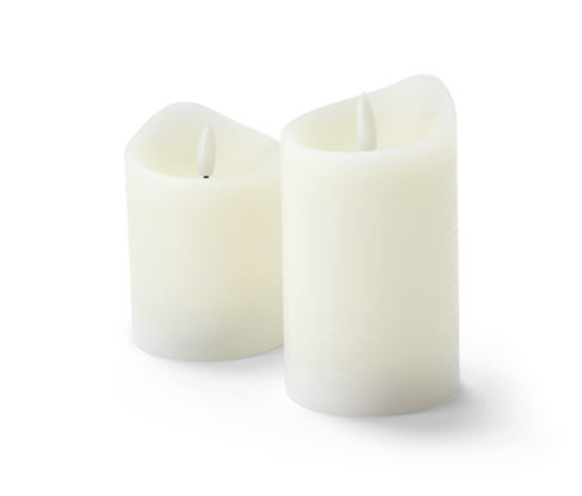 Bild 1 von 2 LED-Echtwachskerzen, weiß