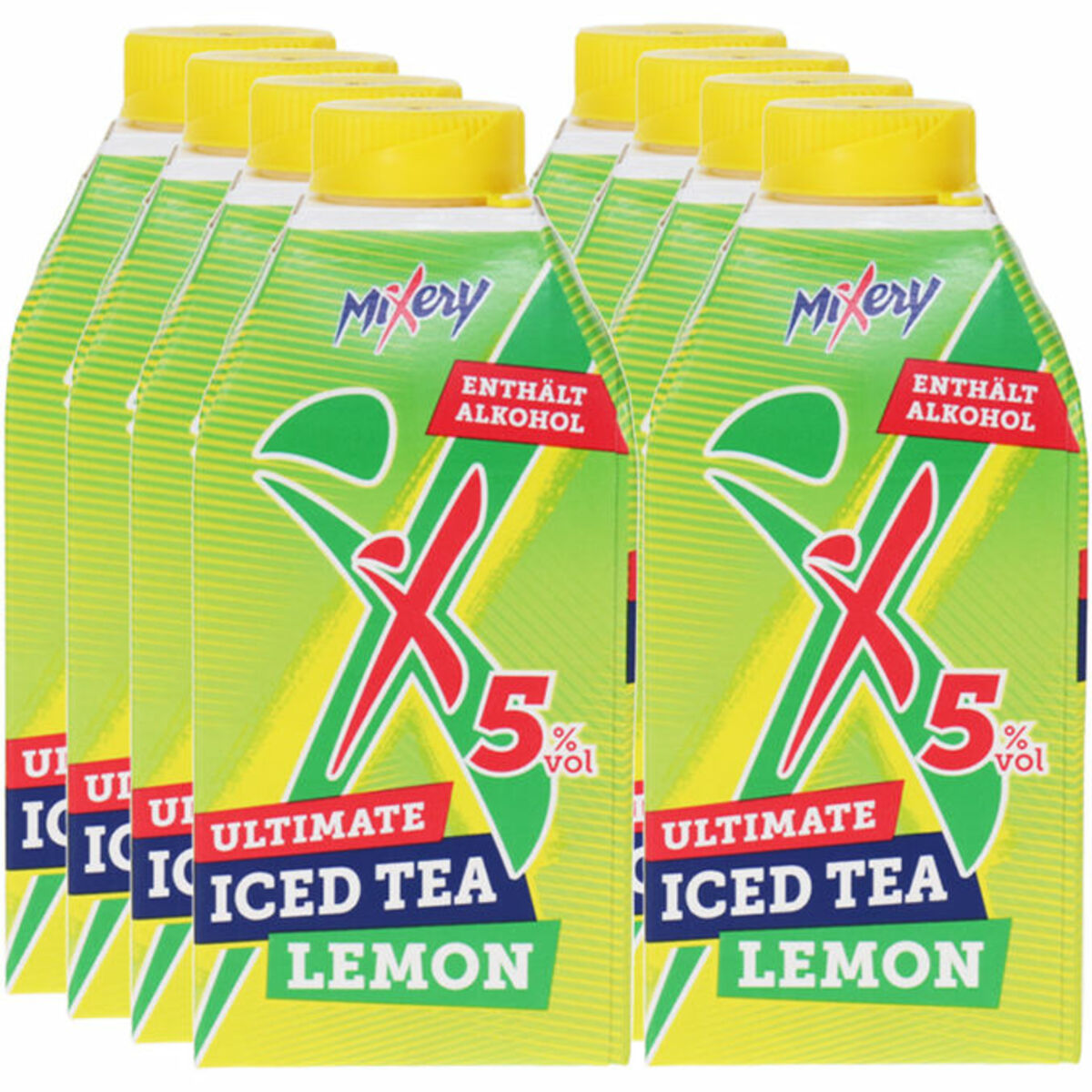 Bild 1 von Mixery Eistee Zitrone mit 5% Alkohol, 8er Pack