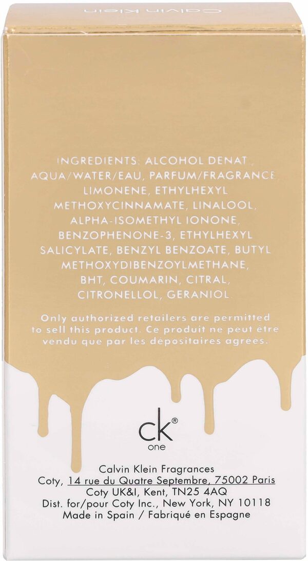 Bild 4 von Calvin Klein Eau de Toilette CK One Gold