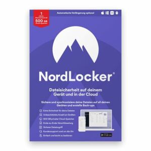NordLocker - sicherer Cloud-Speicher 500GB [12 Monate]