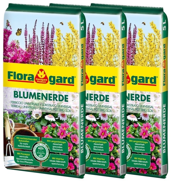 Floragard Blumenerde 3 x 5L ansehen!