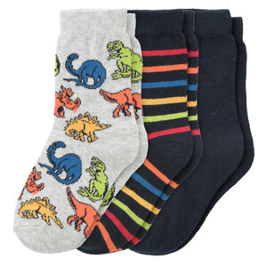 3 Paar Baby Socken in bunten Dessins