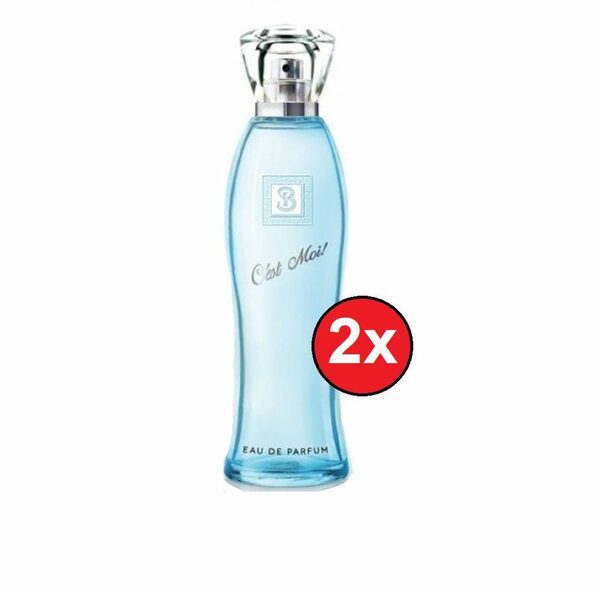 Bild 1 von Sibastore Eau de Parfum 2x 100ml Barbara Steinberger C`est Moi Eau de Parfum Frauenduft Duft, 2-tlg., Intensiv blumig Parfüm Geschenk für Damen Frauen Mädchen