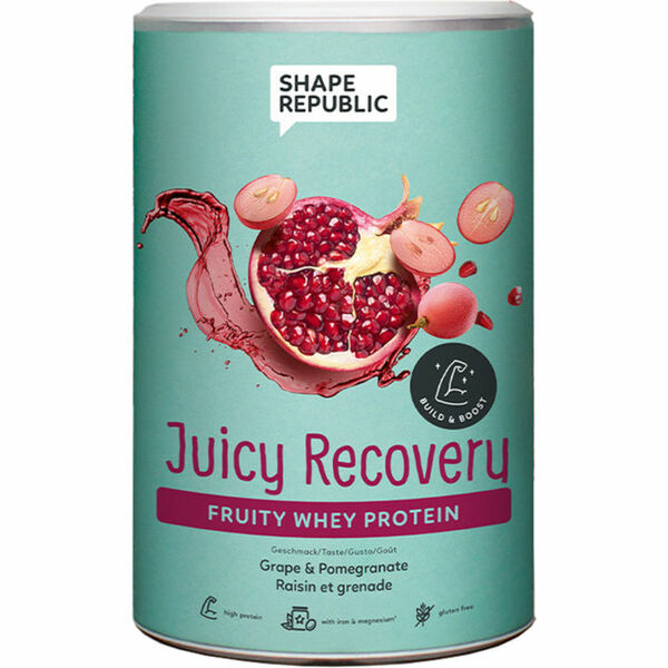 Bild 1 von Shape Republic Fruity Whey Proteinshake Traube & Granatapfel
