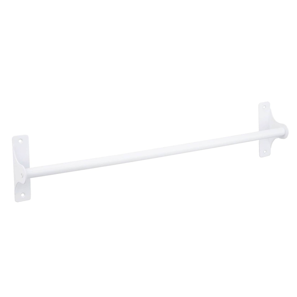 Bild 1 von Handtuchstange Weiß Matt 54 cm aus Metall - Handtuchhalter für Bad und WC