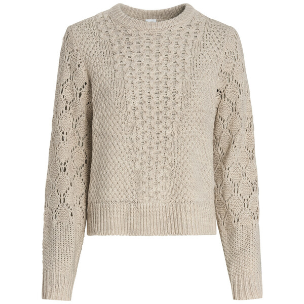 Lochstrick-Pullover main image 1