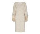 Bild 1 von Strickkleid mit Pailletten, beige