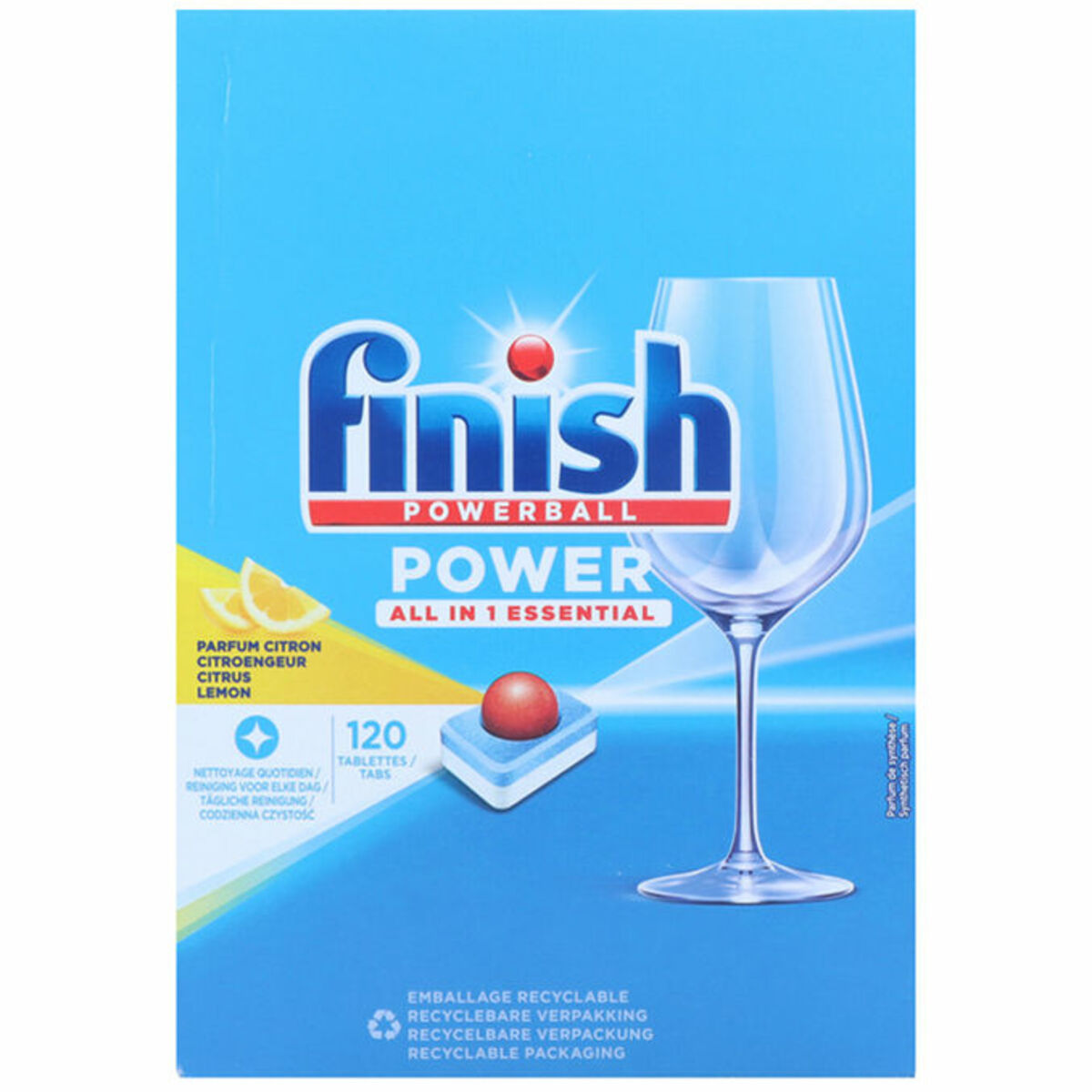 Bild 1 von FINISH All in 1-Spülmaschinen-Tabs, 120 Stück