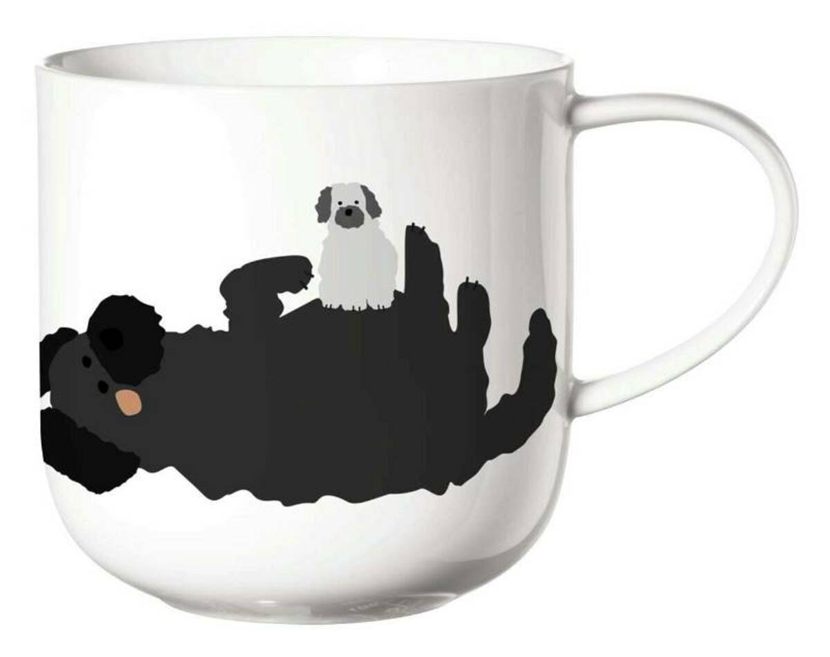 Bild 1 von ASA SELECTION Henkelbecher Fluffy Dogs, Bone China