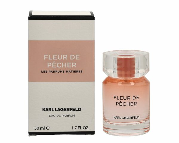 Bild 1 von KARL LAGERFELD Eau de Parfum Fleur de Pêcher Eau de Parfum 50 ml Damendüfte Duft Frauen Parfum, 1-tlg., Intensiv fruchtig blumig Parfüm Geschenk für Damen Frauen Mädchen