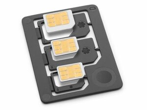 Networx Kompakt SIM Adapter Set, 3ff/Micro, 4ff/2ff Nano, 4ff/3ff Nano