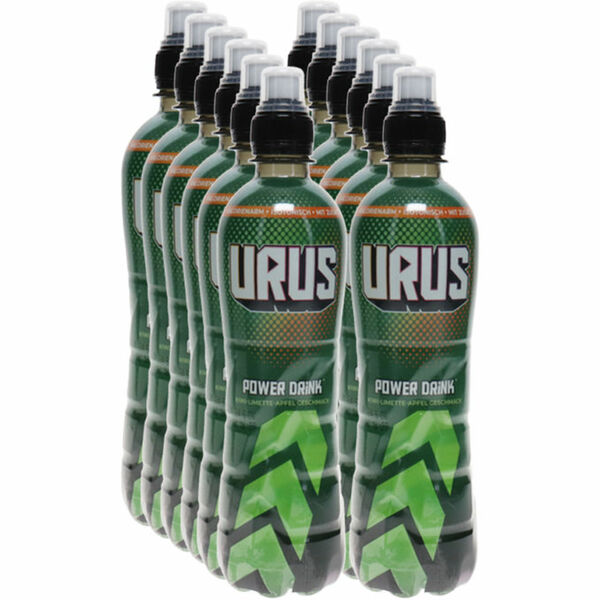 Bild 1 von Urus Power Drink Kiwi Limette Apfel, 12er Pack