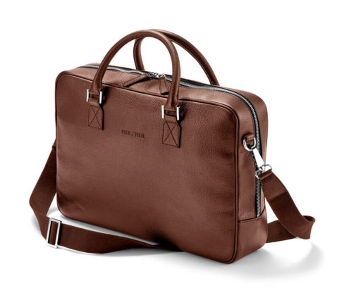 Bild 1 von Leder-Aktentasche »Goldpfeil«, braun