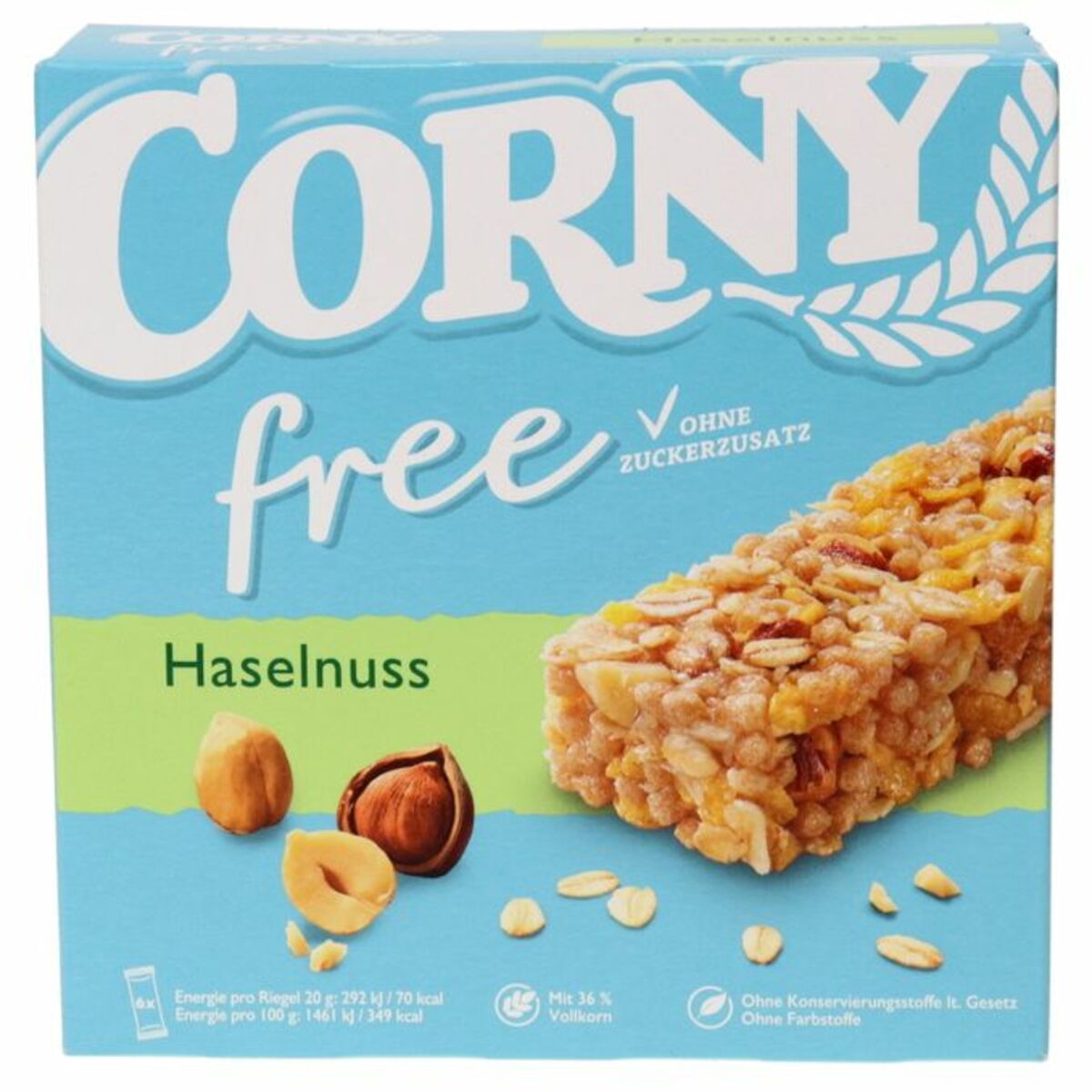 Bild 1 von Corny Haselnuss, ohne Zuckerzusatz