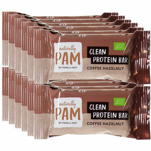 BIO Naturally Pam Clean Proteinriegel Coffee Hazelnut, 12er Pack