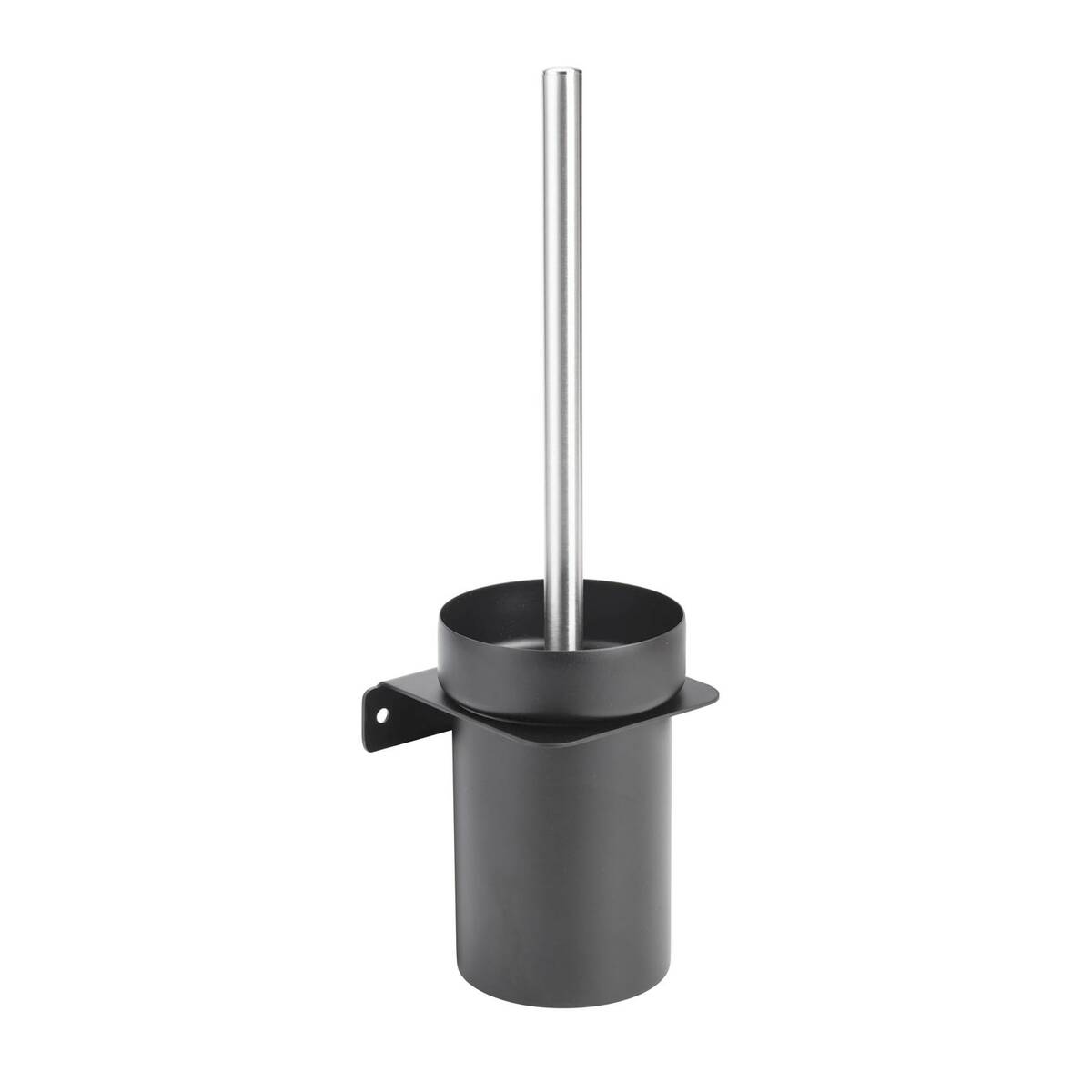 Bild 1 von SOSmart24 - PURE BLACK Klobürstenhalter Schwarz Matt aus Metall - NORDIC MINIMALISM