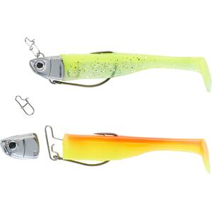 Gummiköder Shad WXM KIT MOGAMI 90 7/10 g neon