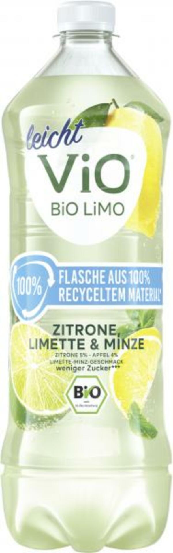 Bild 1 von Vio Bio Limo Leicht Zitrone-Limette-Minze (Einweg)