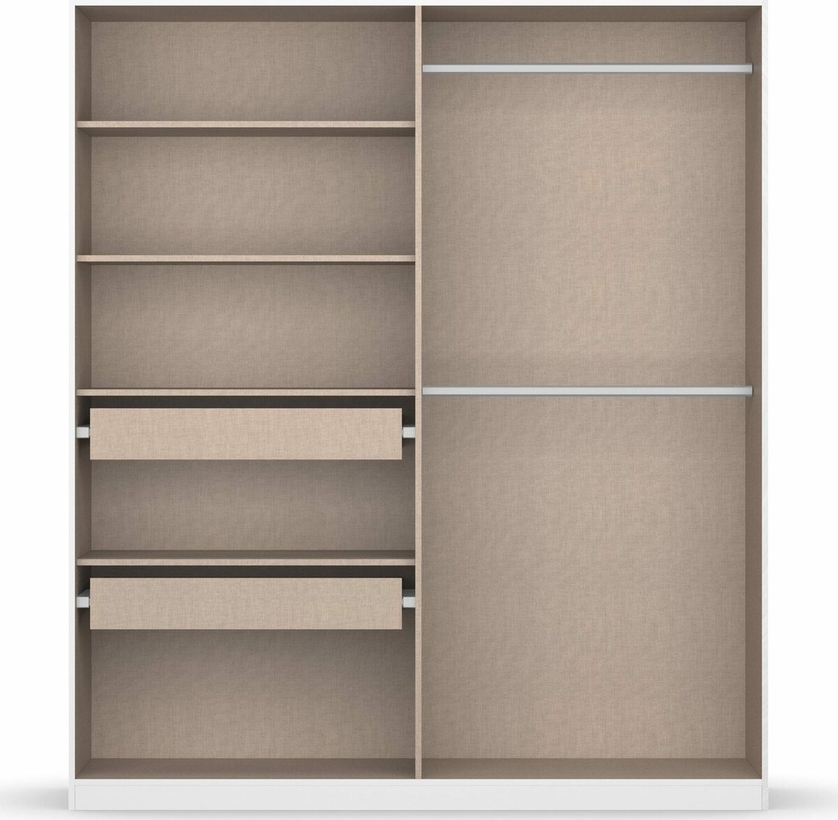 Bild 4 von rauch Drehtürenschrank Koluna mit Spiegel, inkl. 2 Innenschubladen sowie extra Böden