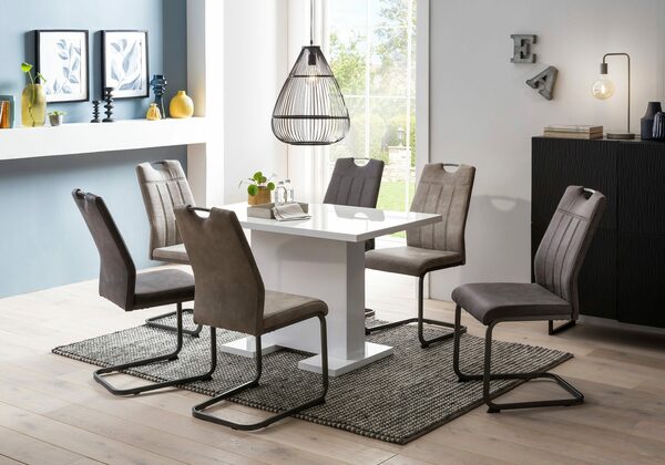 Bild 2 von HELA Säulen-Esstisch Silvana T, Breite 120 cm