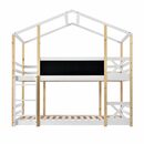 Bild 3 von Celya Kinderbett Kinderbett Baumhaus mit Speicherung und Rausfallschutz 90 x 200 cm, Lagertreppe, Neue Stile, Zertifizierung: EN747-1:2012+A1:2015&FSC, Etagenbett Hochbett für Kinder, 2x Latten