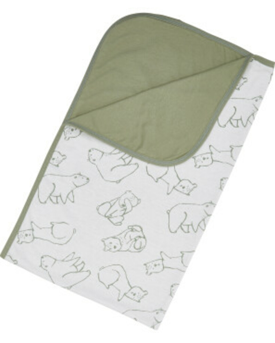 Bild 1 von Niedliche Babydecke
       
      Identic Nature verschiedene Designs, ca. 60 x 100 cm
   
      hellkhaki