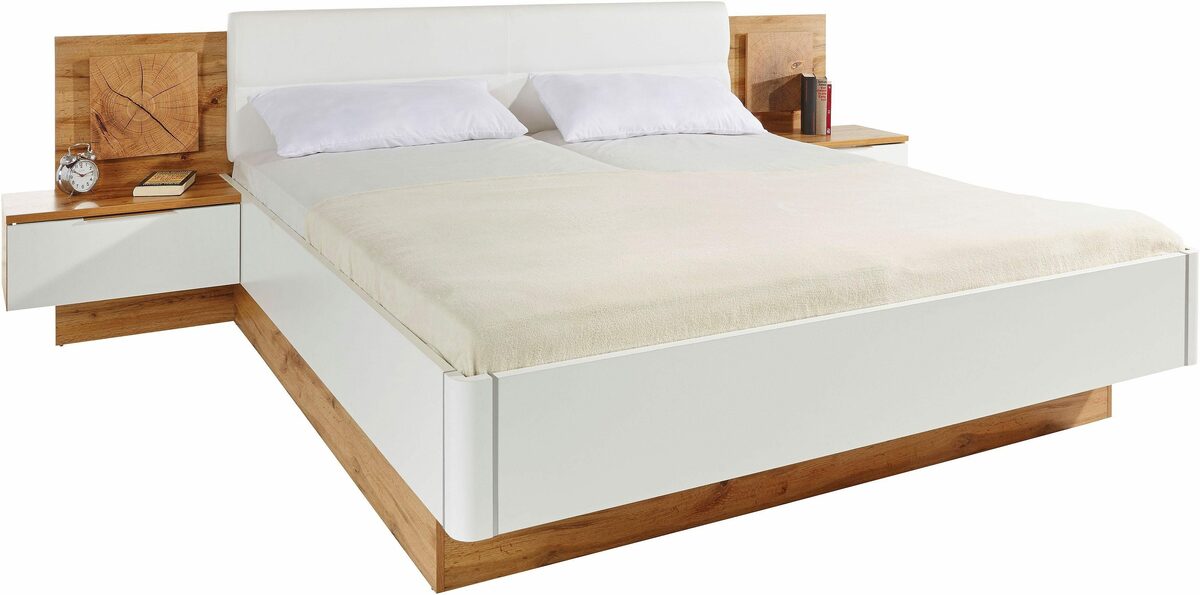 Bild 3 von Schlafkontor Bettanlage Capri, mit 2 Nachttischen und integrierter LED-Beleuchtung