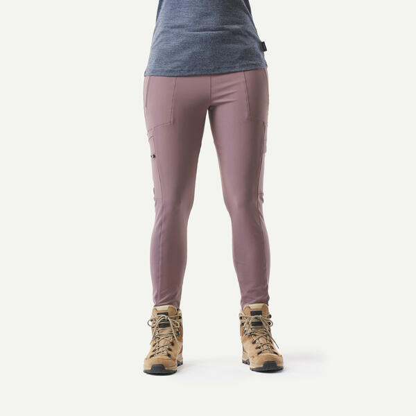 Bild 1 von Leggings Damen robust Backpacking - Travel 500 violett