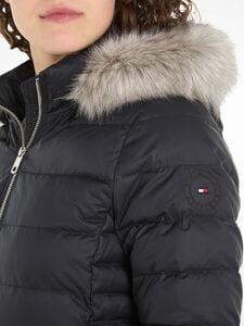 Tommy Hilfiger Outdoorjacke TYRA DOWN JACKET WITH FUR mit Kunstpelz-Besatz an Kapuze