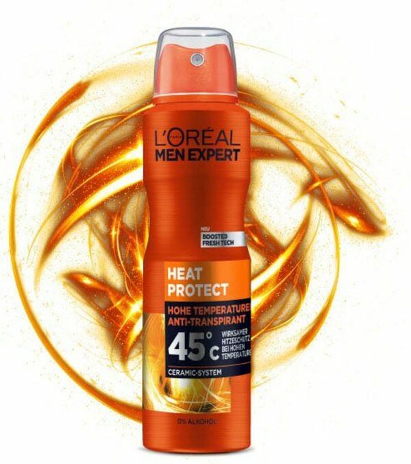 Bild 4 von L'ORÉAL PARIS MEN EXPERT Deo-Spray Deo Spray Heat Protect 45°C, Packung, 6-tlg.