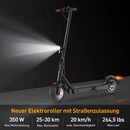 Bild 3 von LETGOSPT E-Scooter Elektroscooter mit Straßenzulassung Stoßdämpfende, Faltbarer E Scooter, 350,00 W, 20,00 km/h, ABE Elektroroller für Erwachsene, Belastung bis 120kg, 30km Reichweite