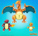 Bild 4 von MEGA Spielfigur Pokémon Charmander Evolution Set, zum Zusammenbauen