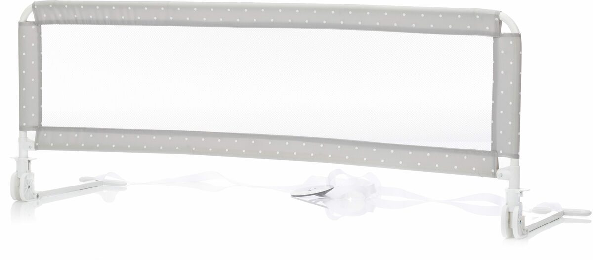 Bild 1 von Fillikid Bettschutzgitter Punkte grau, 135/50 cm, mit Klappfunktion